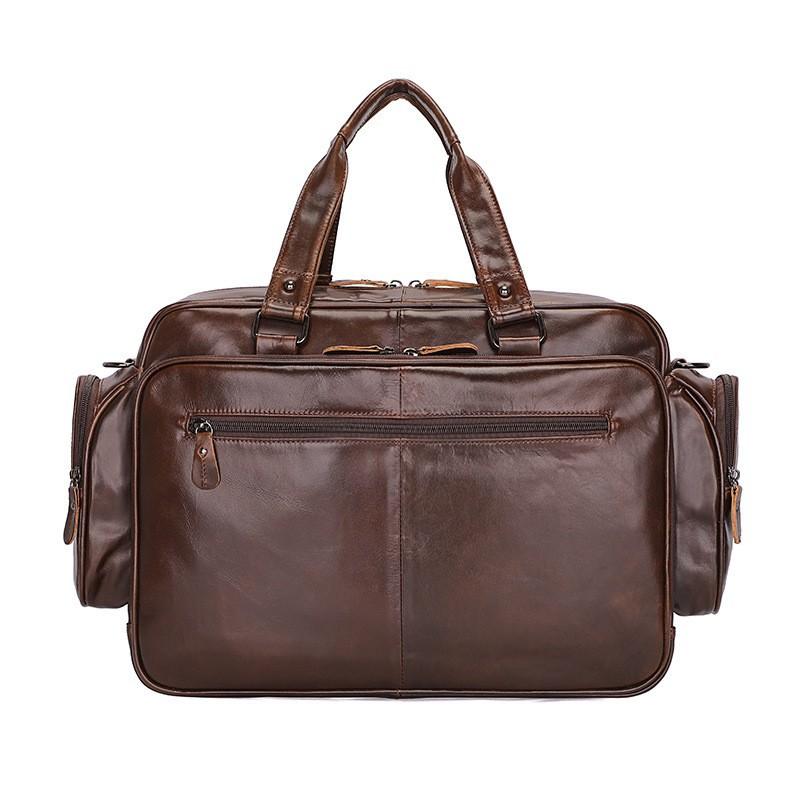 Bags |  Mens Classic Leather Toploader 30.5Cm Cognac