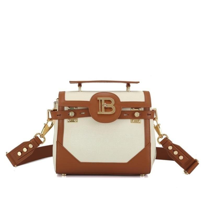 Bags |  Womens B-Buzz 23 Leather And Canvas Clutch Bag