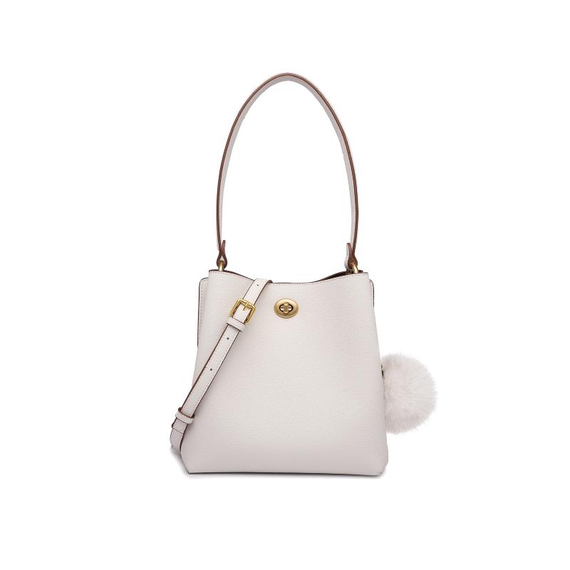 Bags |  Womens Emblème Shoulder Bag In Grained Calfskin