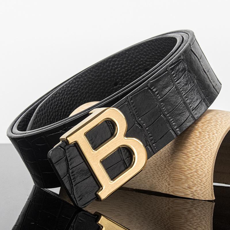 Belts |  Womens B-Belt In Crocodile-Print Leather