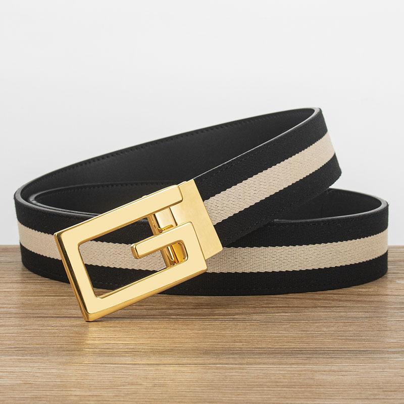 Belts |  Womens P-Belt Monogram Jacquard Belt