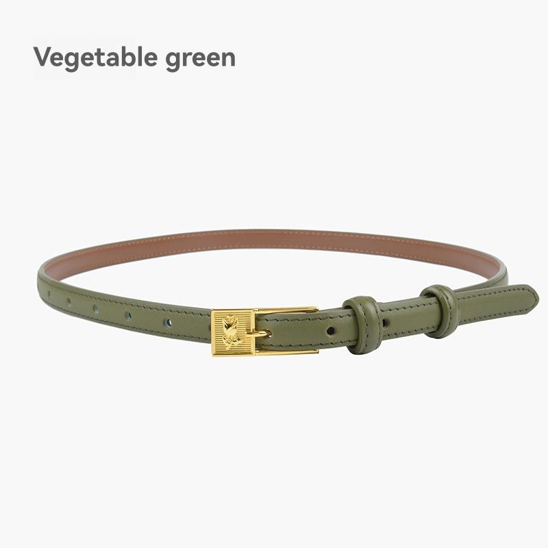 Belts |  Womens Thin Signature Calfskin Belt