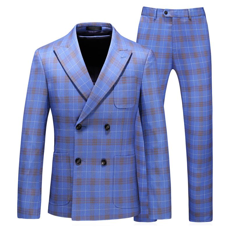 Coats & Jackets |  Mens Classic Fit Merino Wool Double-Breasted Flecked Sport Coat