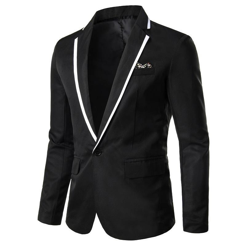 Coats & Jackets |  Mens Grain De Poudre Jacket With Embroidered Collar