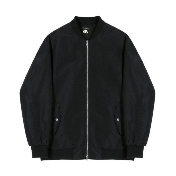 Coats & Jackets |  Mens Nylon Zipped Bomber Jacket