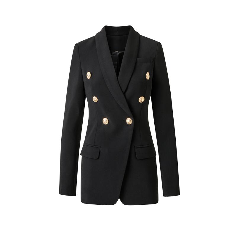 Coats & Jackets |  Womens 6-Button Wool Jacket