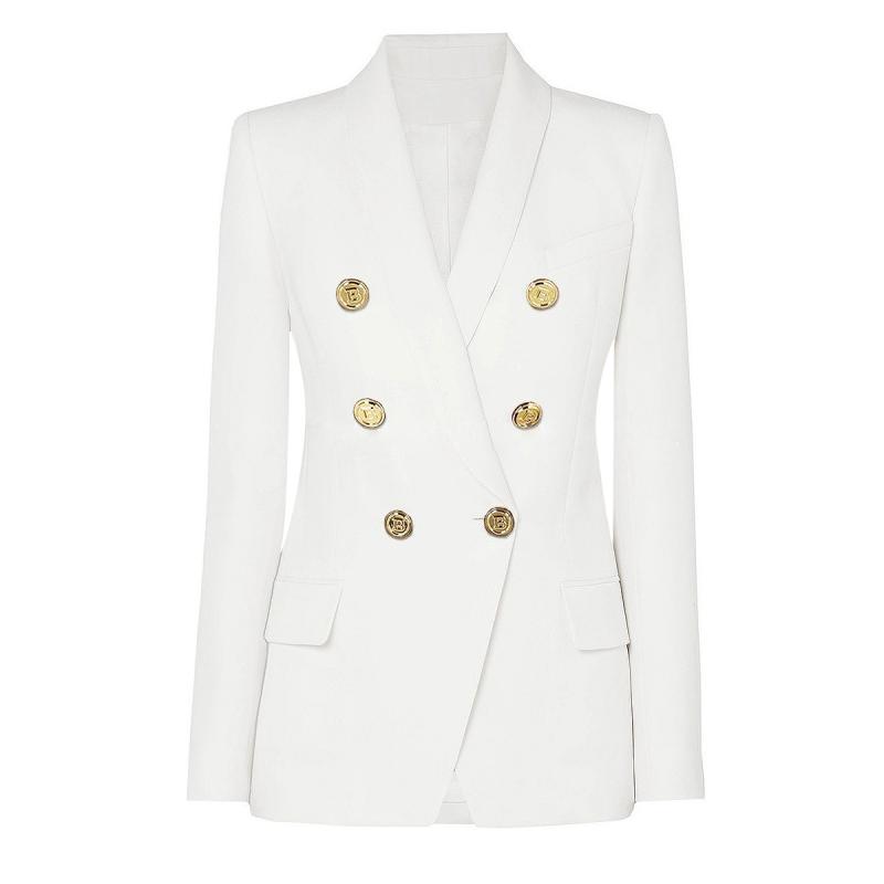 Coats & Jackets |  Womens 8-Button Double Crepe Jacket