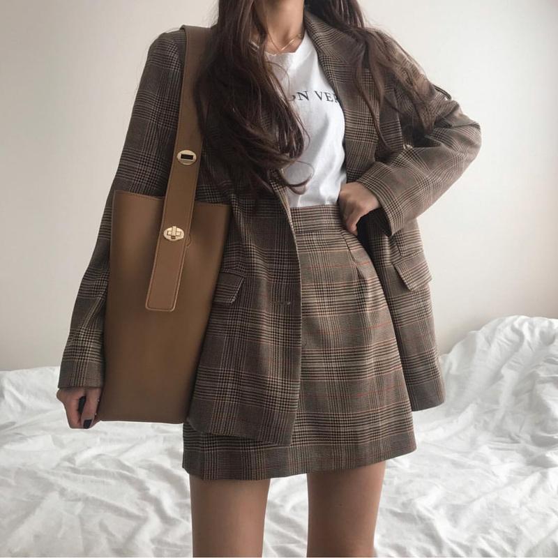 Coats & Jackets |  Womens Check Boyfriend Blazer