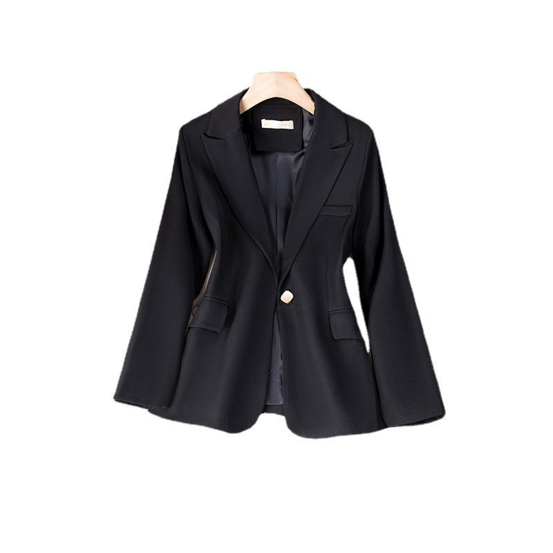 Coats & Jackets |  Womens One-Button Wool Blazer