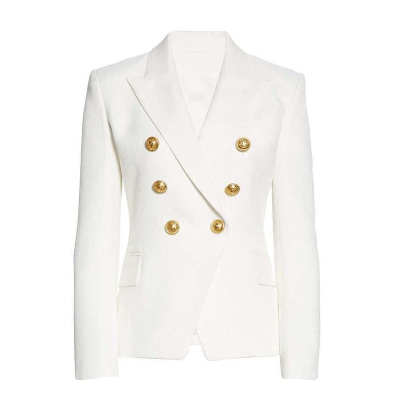 Coats & Jackets |  Womens Slim-Fit Jacket With Roses Buttons