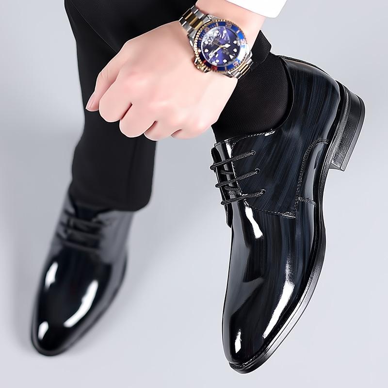 Dress Shoes |  Mens Anderson Patent Leather Derby