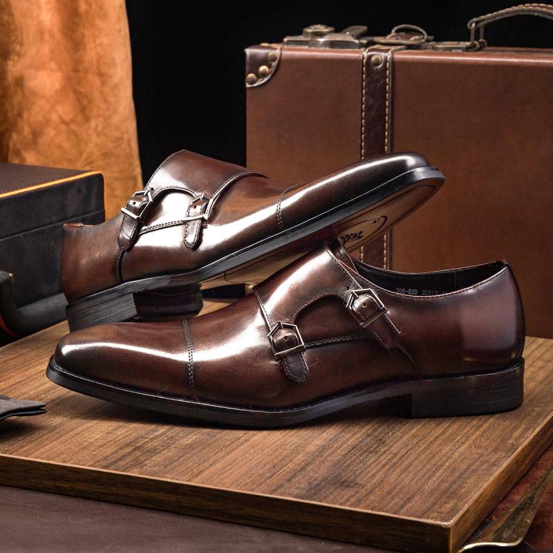 Dress Shoes |  Mens Balwyn Double Monk Dress Shoe