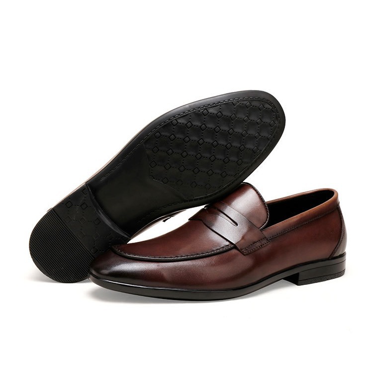 Dress Shoes |  Mens Lax Leather Loafer