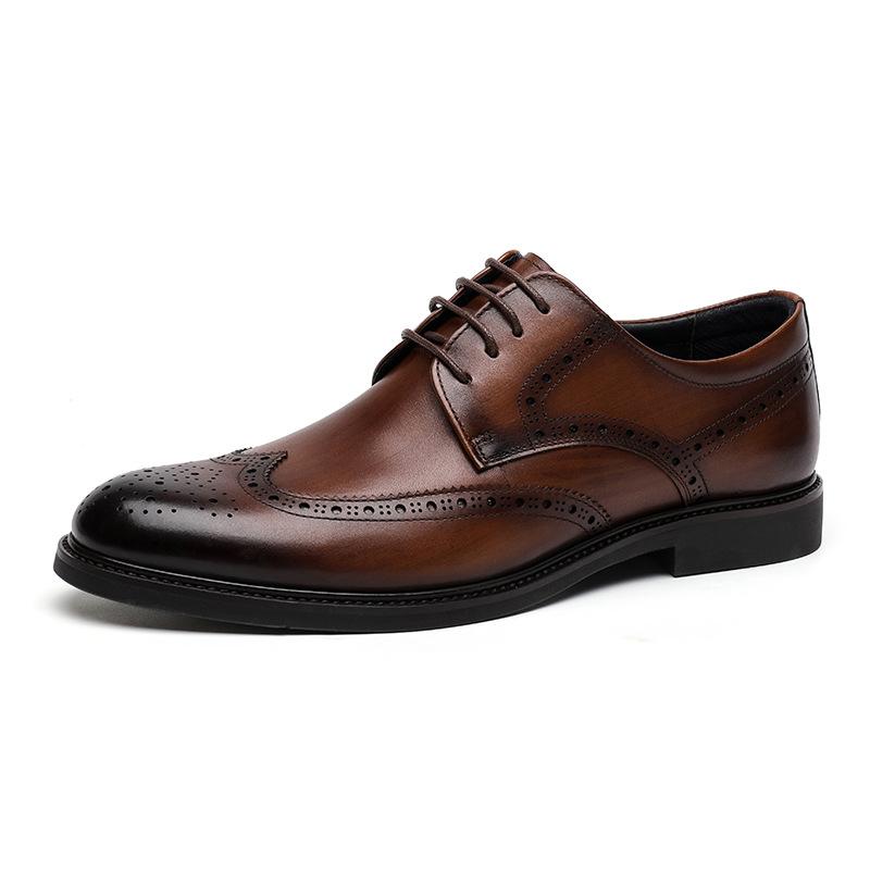 Dress Shoes |  Mens Tread Slim Brogue Derby