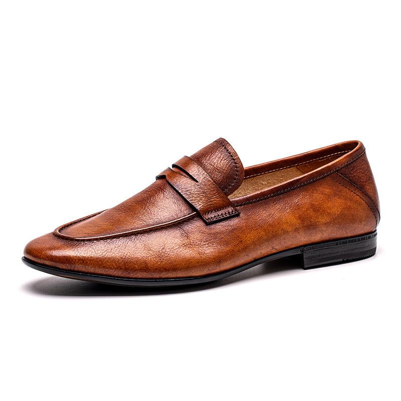 Dress Shoes |  Mens Vintage Leather Loafer