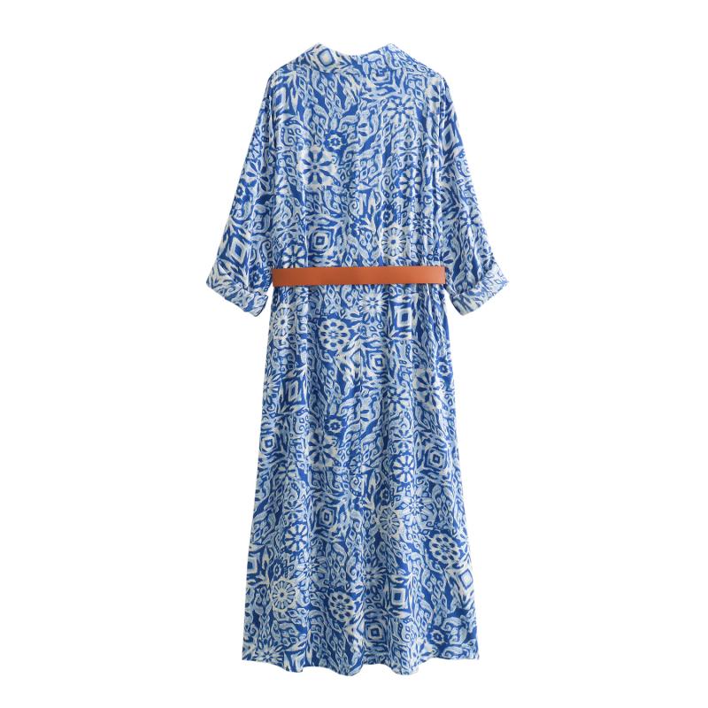 Dresses |  Womens Boheme Puff Sleeve Dress