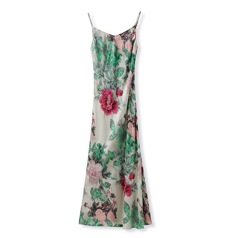 Dresses |  Womens Burnout Velvet Dress With Rose Print