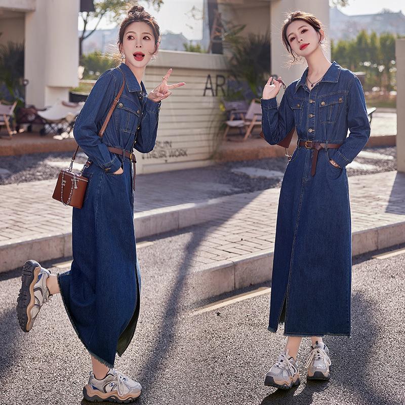 Dresses |  Womens Neo Denim Midi Dress