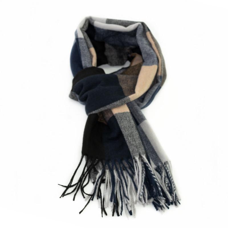 Hats, Scarves & Gloves |  Mens Check Scarf