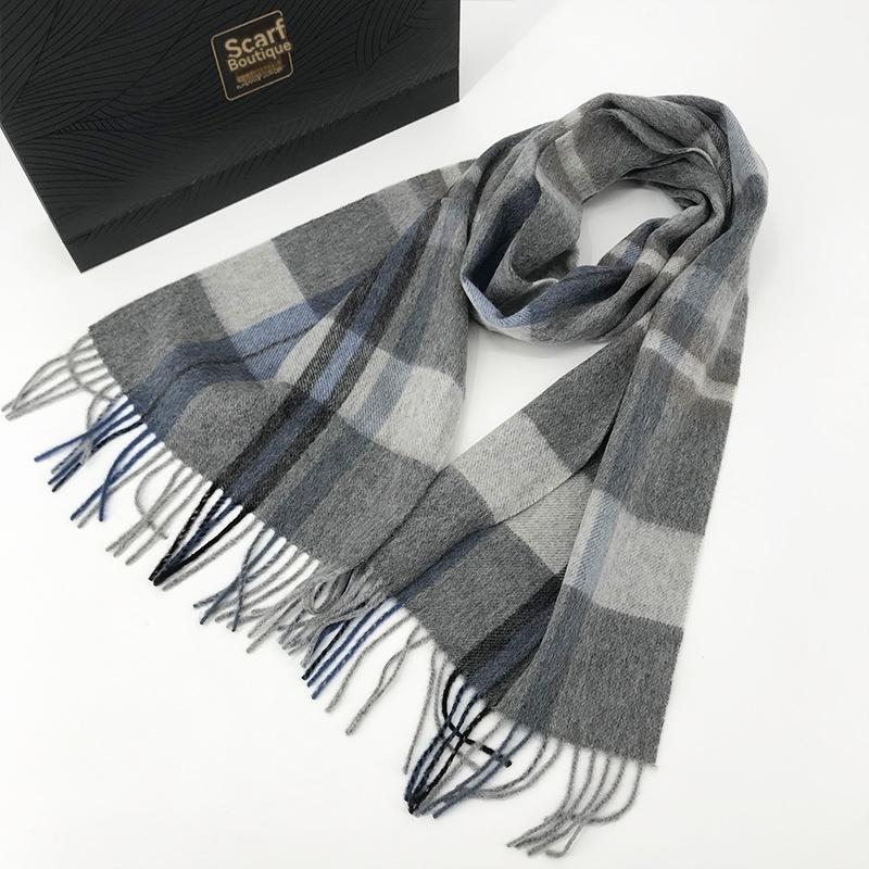 Hats, Scarves & Gloves |  Mens Check Scarf