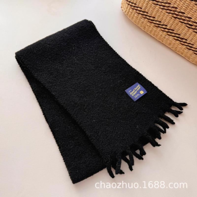 Hats, Scarves & Gloves |  Mens Scarf With Jacquard Detailing