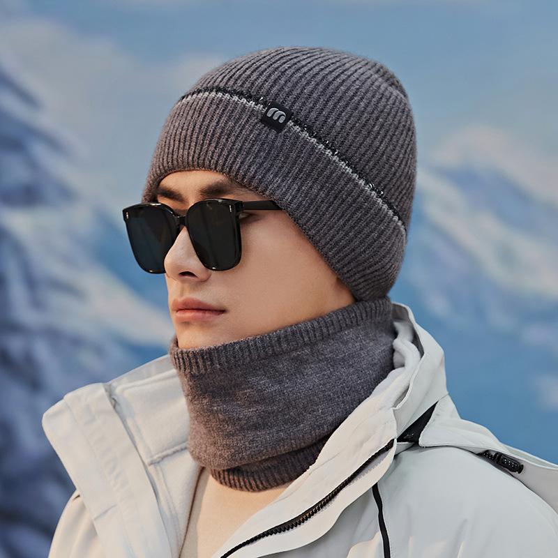 Hats, Scarves & Gloves |  Mens Soft Rib-Knit Beanie