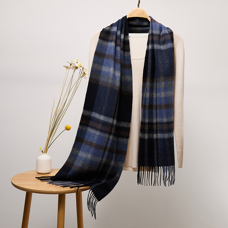 Hats, Scarves & Gloves |  Mens Tartan Check Scarf