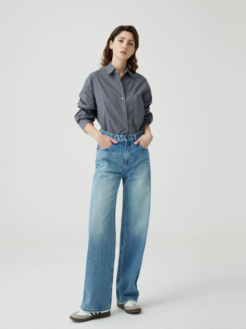 Jeans & Denim |  Womens Milla Wide Leg 32″ Long Jean