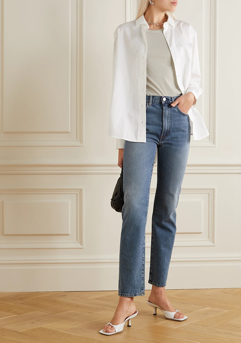 Jeans & Denim |  Womens Tompkins Mid-Rise Super-Slim Crop Jean