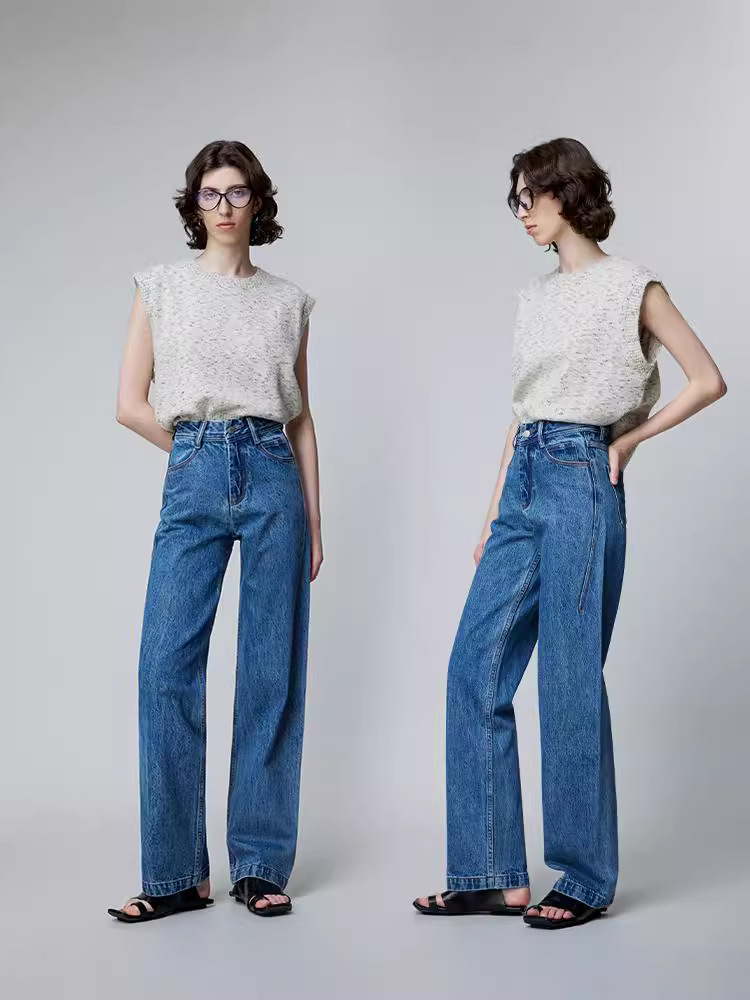 Jeans & Denim |  Womens Wide Leg Jean Heritage Blue