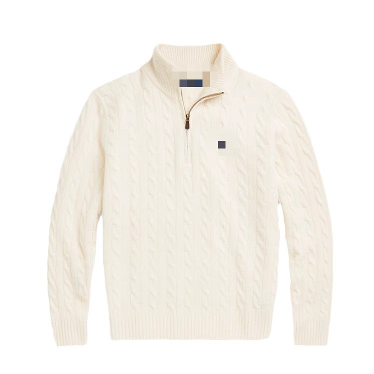 Knitwear |  Mens Cable Knit Half Zip Sweater