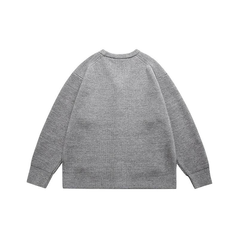 Knitwear |  Mens Inlay Knitted Pullover Crewneck Sweater