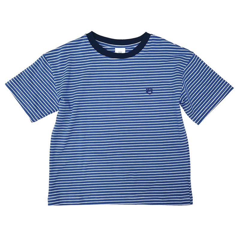 Knitwear |  Mens Short Sleeve Feeder Stripe T-Shirt