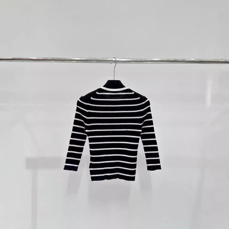 Knitwear |  Womens Stripe Boat Neck Knit