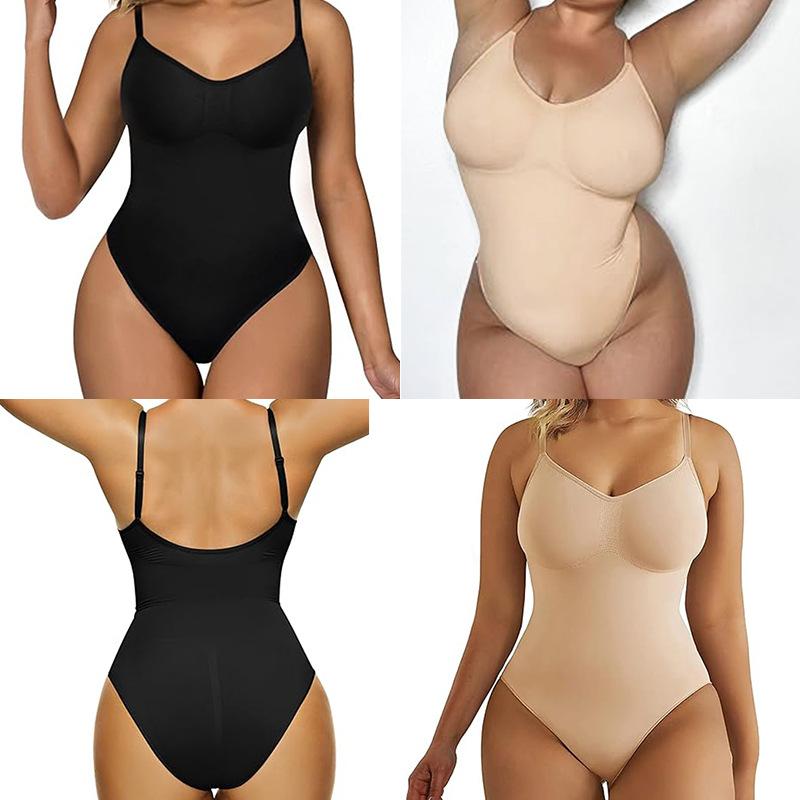 Lingerie |  Womens Seamless Sculpt Low Back Thong Bodysuit