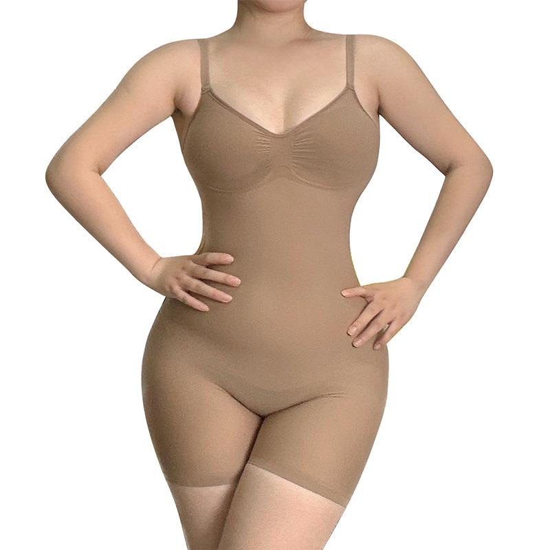 Lingerie |  Womens Seamless Sculpt Mid Thigh Bodysuit