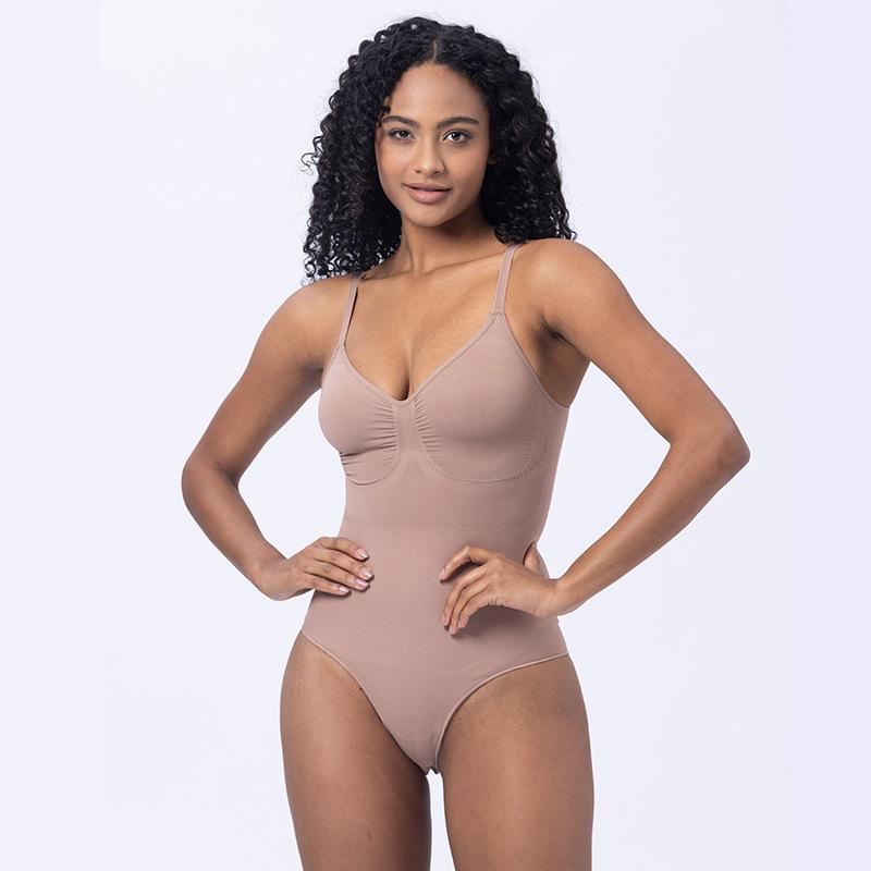 Lingerie |  Womens Seamless Sculpt Thong Bodysuit