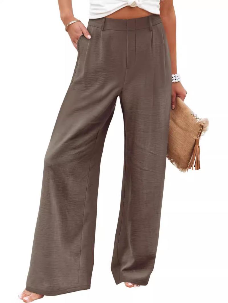 Pants & Shorts |  Womens Core Linen High Waisted Wide Leg Pant