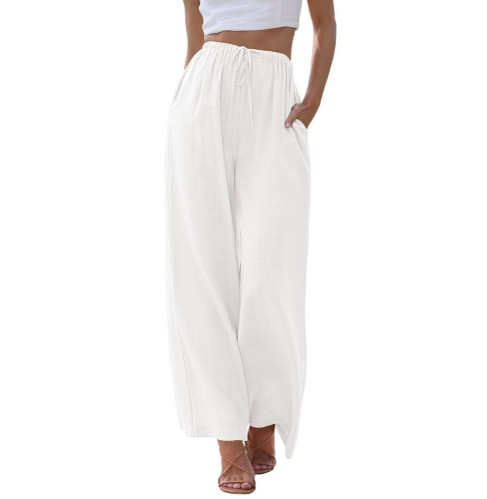 Pants & Shorts |  Womens Linen Wide Leg Pant