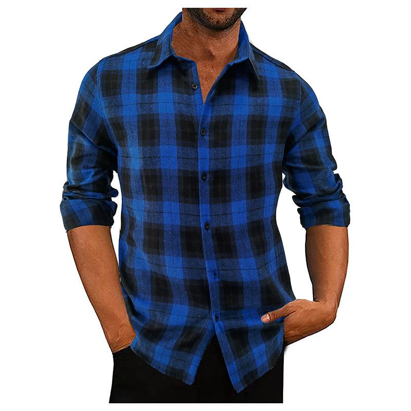 Shirts And Polos |  Mens Abacus Long Sleeve Check Flannel Shirt