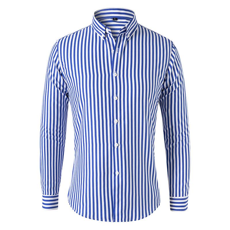 Shirts And Polos |  Mens Ls Slim Stripe Shirt