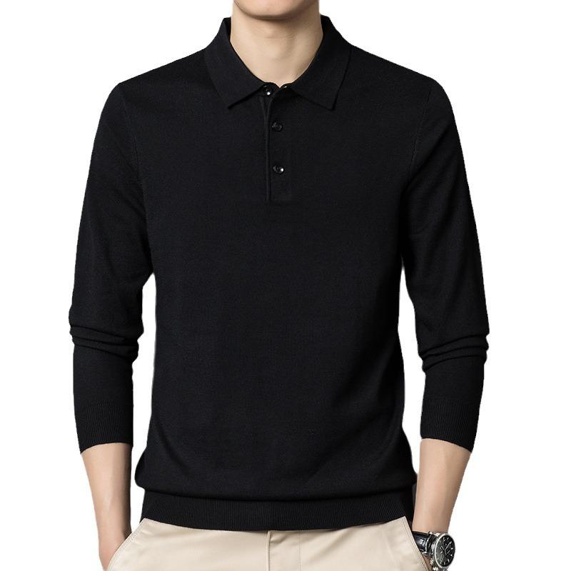 Shirts And Polos |  Mens Merino Wool Button Polo Knit