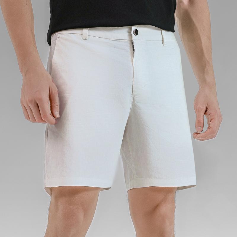 Shorts |  Mens Garment-Dyed Stretch Cotton Bermuda Short