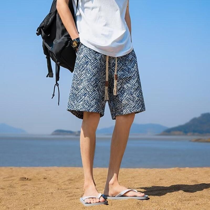 Shorts |  Mens Levanto Swimsuit With Shibori Print