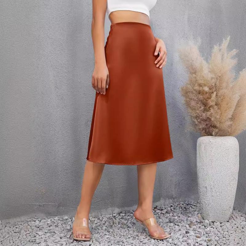 Skirts |  Womens Core Linen Skirt