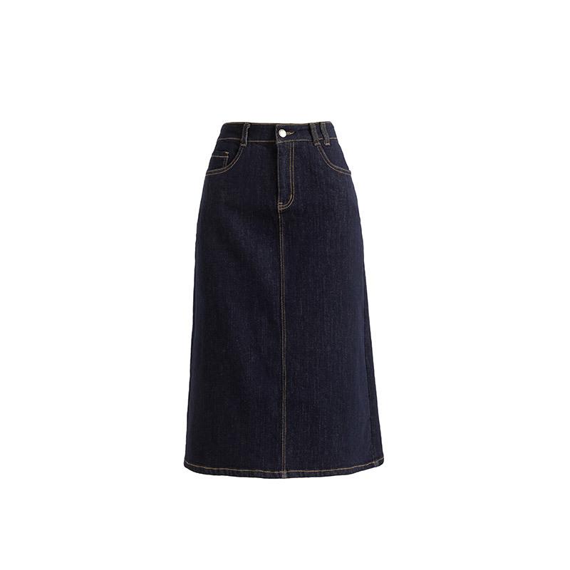 Skirts |  Womens Denim A-Line Skirt