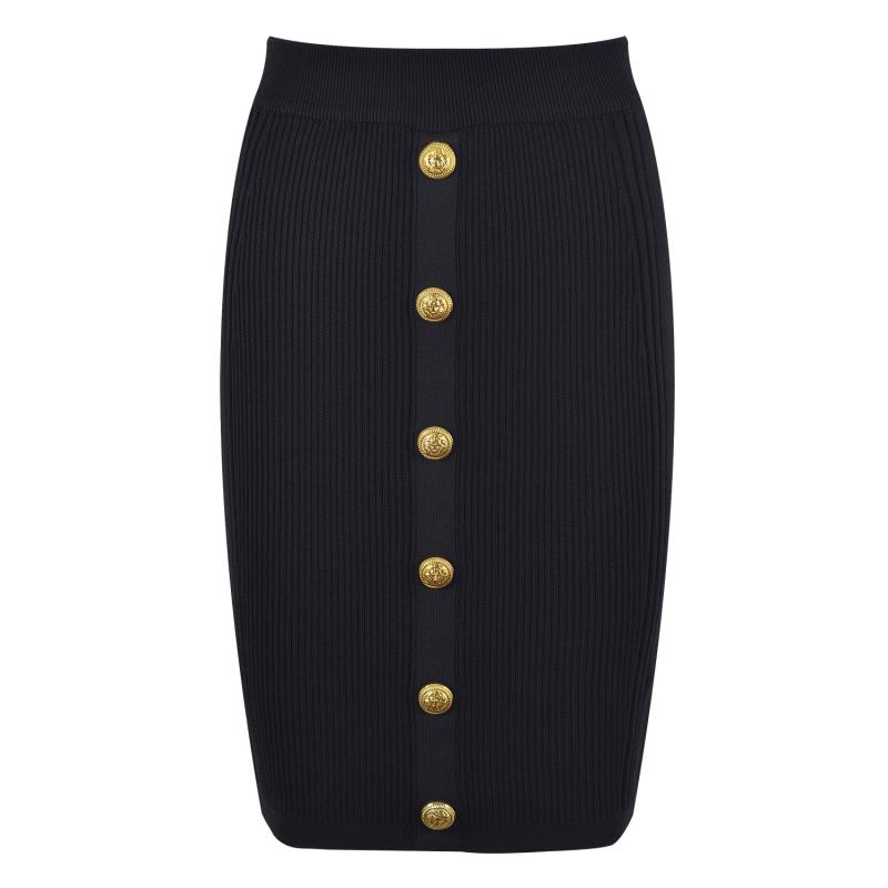 Skirts |  Womens Flared Double Crepe Tulip Skirt