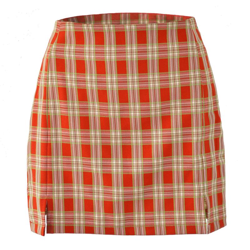 Skirts |  Womens Grechen Linen Blend Printed Skirt