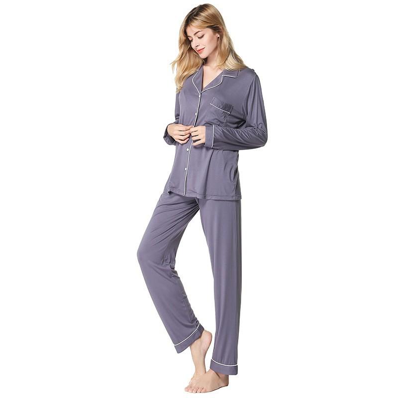 Sleepwear |  Womens Modal Kate Long Sleeve Pant Pj Set