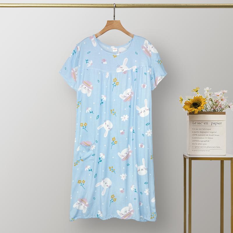 Sleepwear |  Womens Short Sleeve Nightie